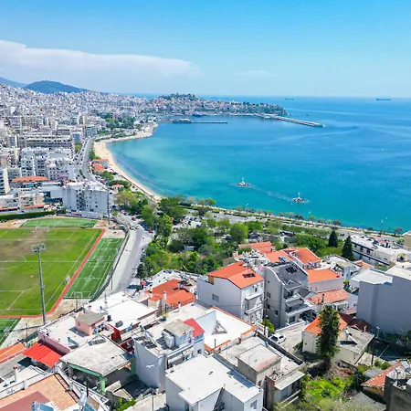 Finas Penthouse,Private Terrace,Great View,Mins From Sea Kavála Exterior photo
